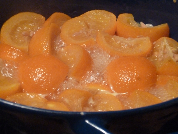 boiling oranges